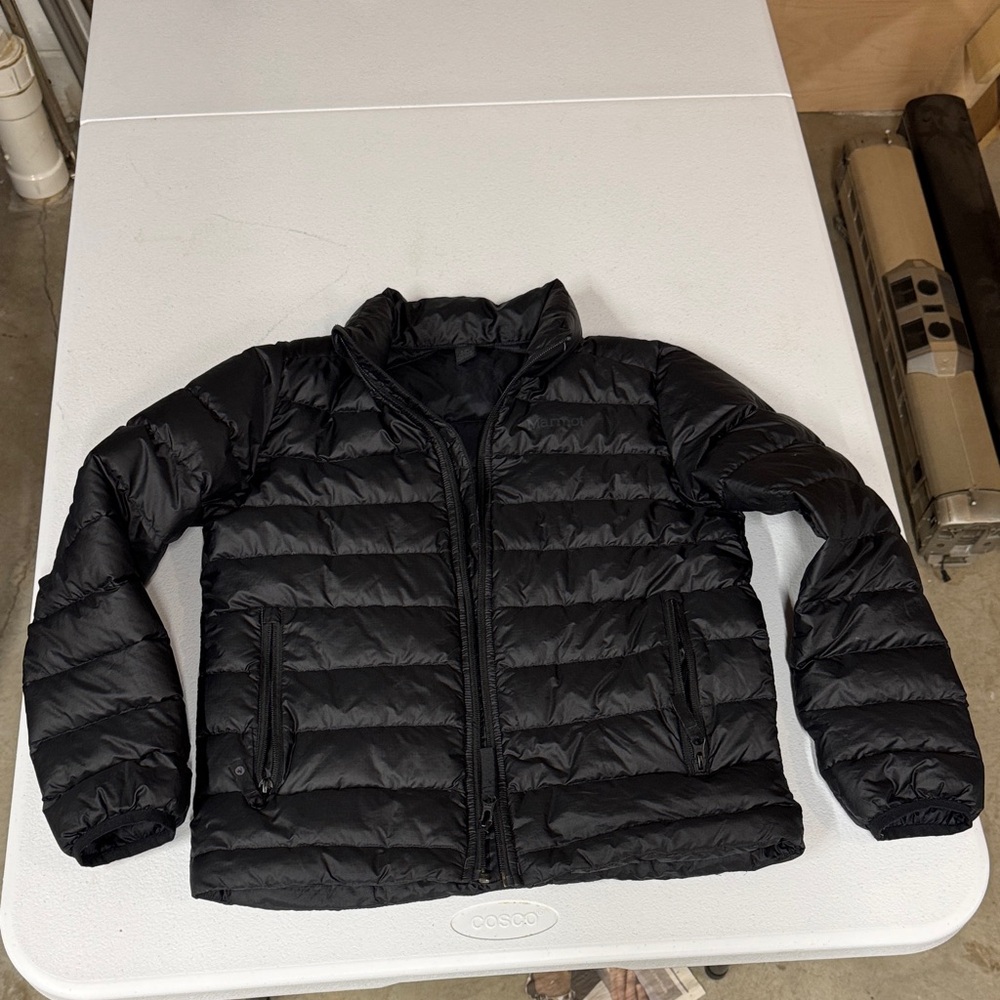 Marmot Highlander Kids Black Puffer Jacket